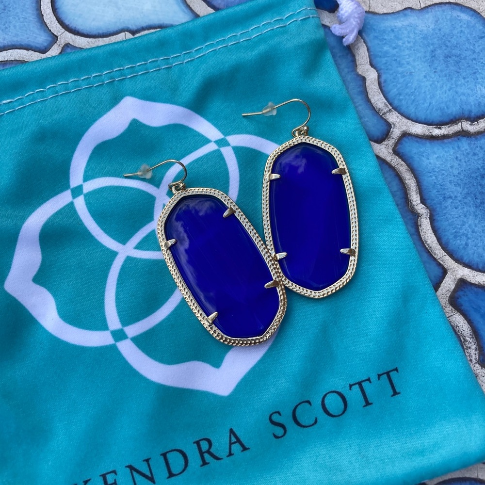 Blue Kendra Scott Earrings